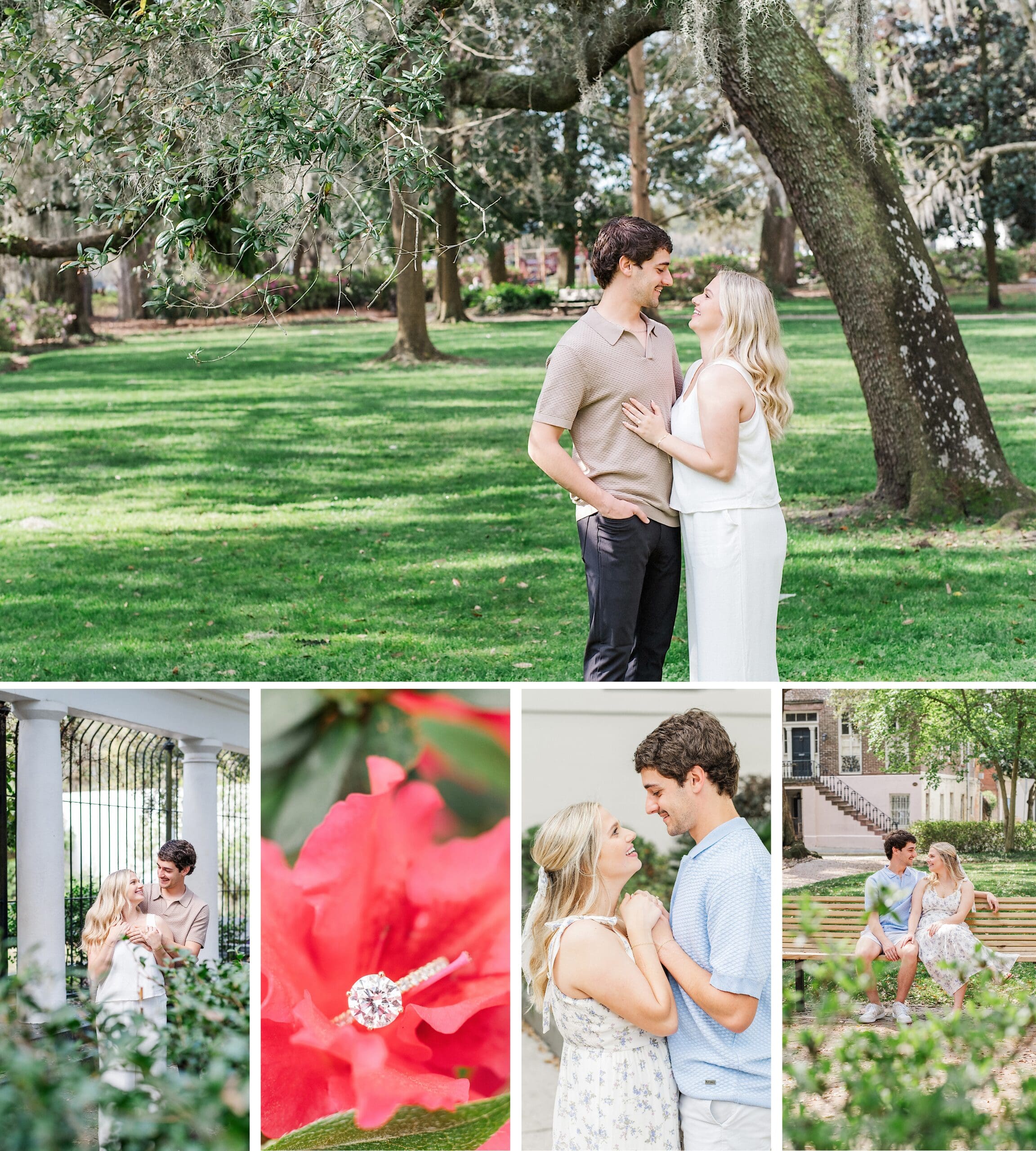 Forsyth Park Engagement Session
